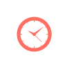 Icon Clock White – Invitia Digital