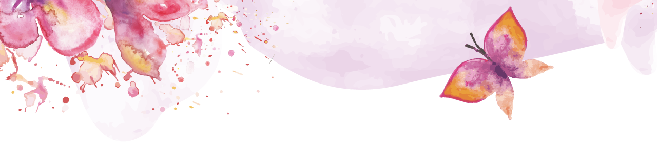 Dibujo de mariposa para sección wishlist en invitación digital de 15 estilo boho